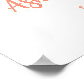 Sunshine Sun Baby Dusche Begrüßungszeichen Poster (Ecke)