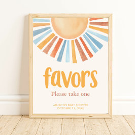 Sunshine sun Favorits signalisieren boho terra cot Poster