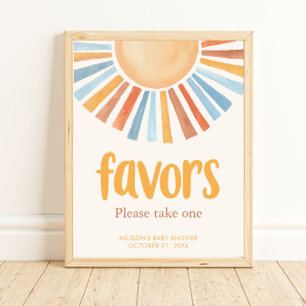 Sunshine sun Favorits signalisieren boho terra cot Poster