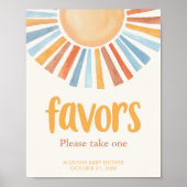 Sunshine sun Favorits signalisieren boho terra cot Poster (Vorne)