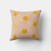 Sunshine Sun Pattern Throw Pillow Kissen (Rückseite)