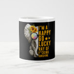 Sunshine Sunflower Positive Quote Elephant Jumbo-Tasse<br><div class="desc">Sunshine Sunflower Positive Quote Elephant</div>