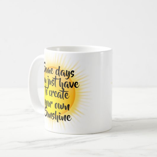 Sunshine Tasse (Vorderseite Links)