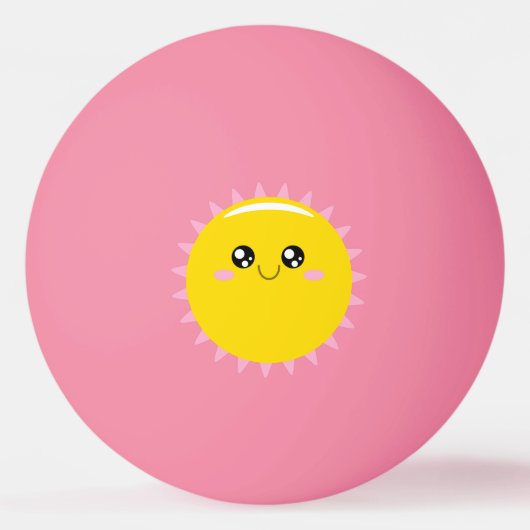 Sunshine Tischtennisball (Vorderseite)