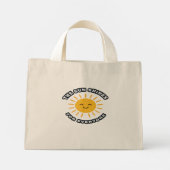 Sunshine Tote Bag Mini Stoffbeutel (Rückseite)