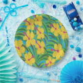 Sunshine Tropical Hibiskus Pappteller (Party)