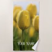 Sunshine tulips strandtuch (Vorderseite)