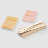 Sunshine Typografy Wedding Butter/Blush ID1048 Fächer (Non-assembled)