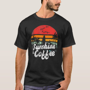 Sunshine und Coffee Funny Jamaica Rasta Reggae Ret T-Shirt