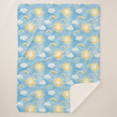Sunshine und Rainbows Sherpa Blanket Sherpadecke (Vorderseite)