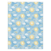 Sunshine und Rainbows Tablecloth Tischdecke (Vorderseite)