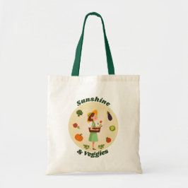 Sunshine & Veggies Custom Bauern Market Tasche
