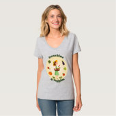Sunshine & Veggies | Custom Garden Girl T - Shirt (Vorderseite Vollansicht)