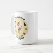 Sunshine & Veggies | Gärtner Kaffeetasse (Vorderseite Links)