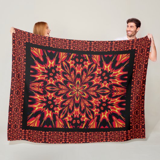 Sunshine Vergget-Me-Nots Fleecedecke (Beispiel)