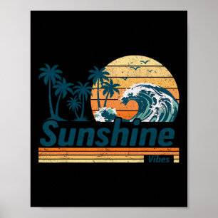 Sunshine Vibes Group Matching Family Vacation Summ Poster