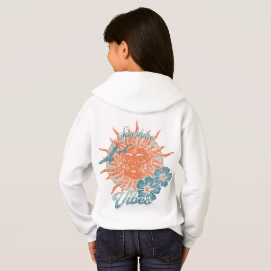 Sunshine Vibes Hoodie (Schwarz voll)