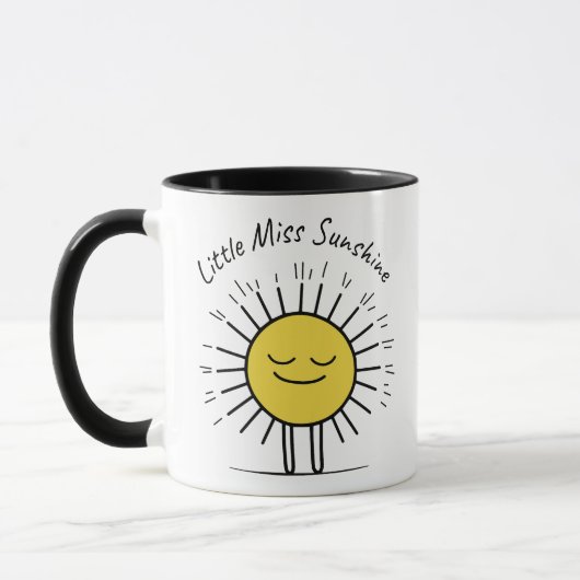 Sunshine Vibes Tasse: Kleine Miss Sunshine Tasse (Links)