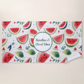 Sunshine Watermelon Handtuch (Vorderseite)
