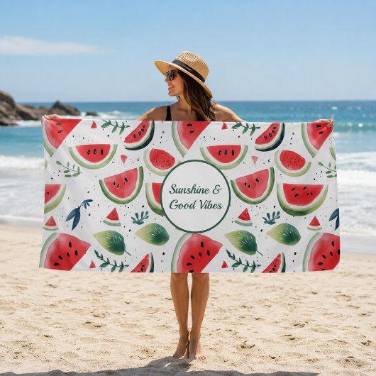 Sunshine Watermelon Handtuch