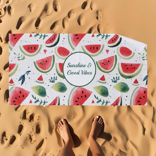 Sunshine Watermelon Handtuch