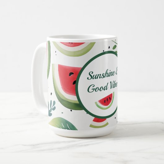 Sunshine & Watermelon Kaffeetasse (Vorderseite Links)