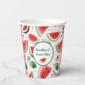 Sunshine & Watermelon Pappbecher (Rückseite)