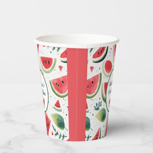 Sunshine & Watermelon Pappbecher (Rechts)