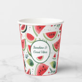 Sunshine & Watermelon Pappbecher (Vorderseite)