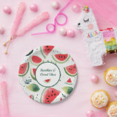 Sunshine & Watermelon Pappteller (Party)