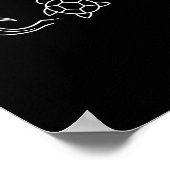 Sunshine Waves Schildkröten Hawaii Beach Sommerurl Poster (Ecke)
