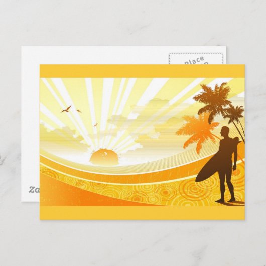 sunshine_Widescreen_Vektor-1920x1200 Postkarte (Vorne/Hinten)