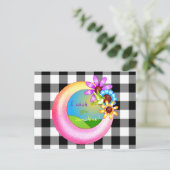 Sunshine Wish Pixel Art Postkarte (Stehend Vorderseite)
