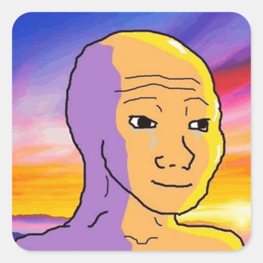 Sunshine Wojak Aufkleber (Vorderseite)