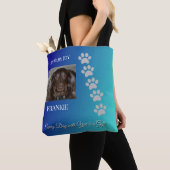 Sunshine wrapped in Fur-Navy/Teal Pet Tribute Tasche (Von Nahem)