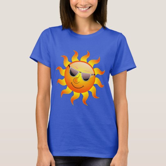 Sunshine yellow blue T-Shirt (Vorderseite)