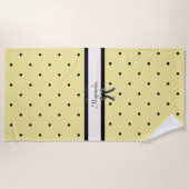 Sunshine Yellow Chic Summer Vacation Beach Towel Strandtuch (Vorderseite)