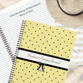 Sunshine Yellow Chic Summer Vacation Journal Notizblock