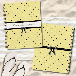 Sunshine Yellow Chic Summer Vacation Journal Notizblock