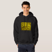 Sunshine Yellow Chrysanthema Hoodie (Vorne ganz)