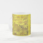 Sunshine Yellow Chrysanthema Mattglastasse (Vorderseite Links)