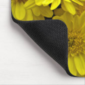 Sunshine Yellow Chrysanthema Mousepad (Ecke)