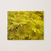 Sunshine Yellow Chrysanthema Puzzle (Horizontal)