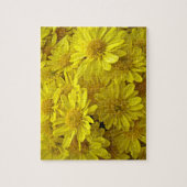 Sunshine Yellow Chrysanthema Puzzle (Vertikal)