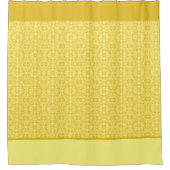 Sunshine Yellow Duschvorhang (Vorderseite)