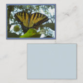 Sunshine Yellow Monarch Visitenkarte (Vorne/Hinten)