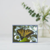 Sunshine Yellow Monarch Visitenkarte (Stehend Vorderseite)