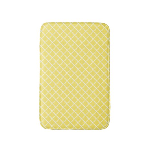 Sunshine Yellow Pattern Badematte (Vorderseite Vertikal)