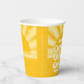 Sunshine Yellow Retirement Party Pappbecher (Rechts)