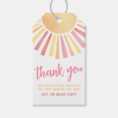 Sunshine Yellow Sun Geschenkanhänger (Vorderseite)